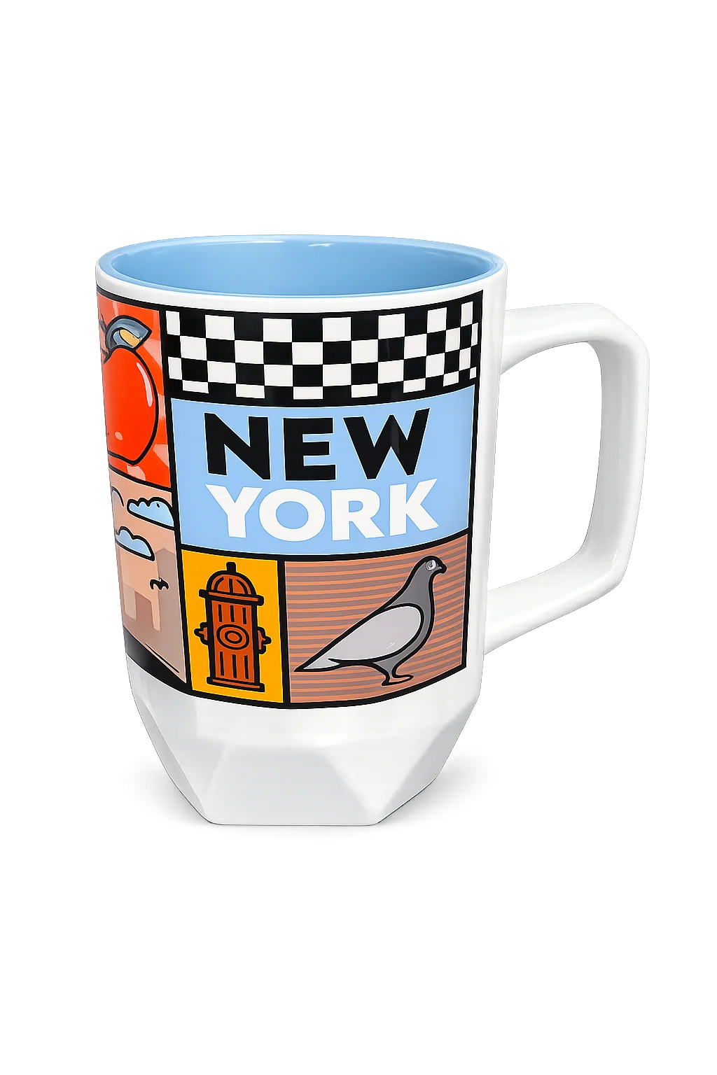 Geometrical New York Pop Art Coffee Mug