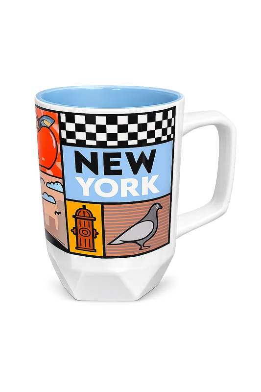 Geometrical New York Pop Art Coffee Mug
