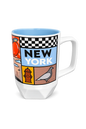 Geometrical New York Pop Art Coffee Mug
