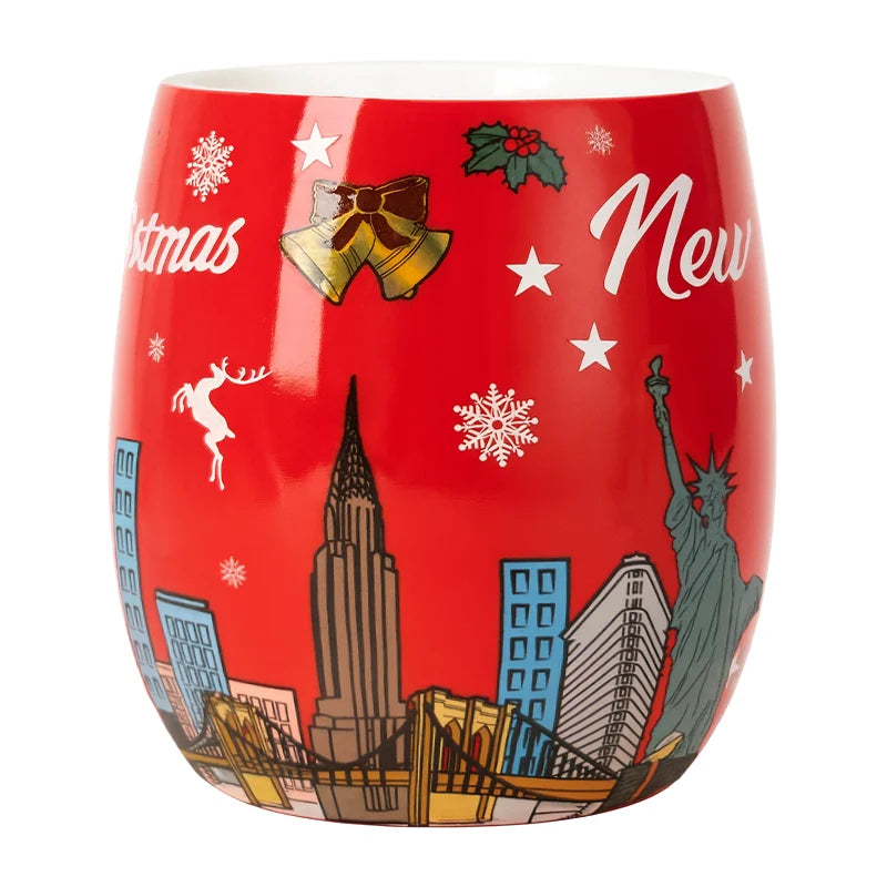 13oz New York Noel Holiday Ceramic Mug
